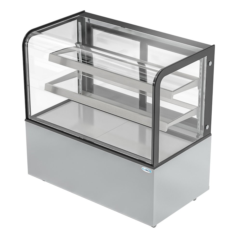 47 in. Dry Bakery Display Case with Front Curved Glass Protection, 14 cu ft.. Picture 8