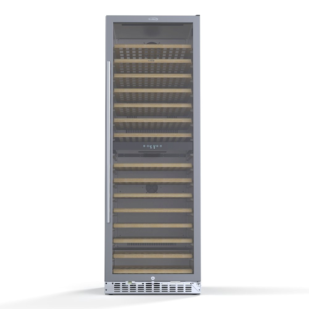 23 in. Dual Zone, Full Glass Door, Wine Cooler Refrigerator. Picture 1