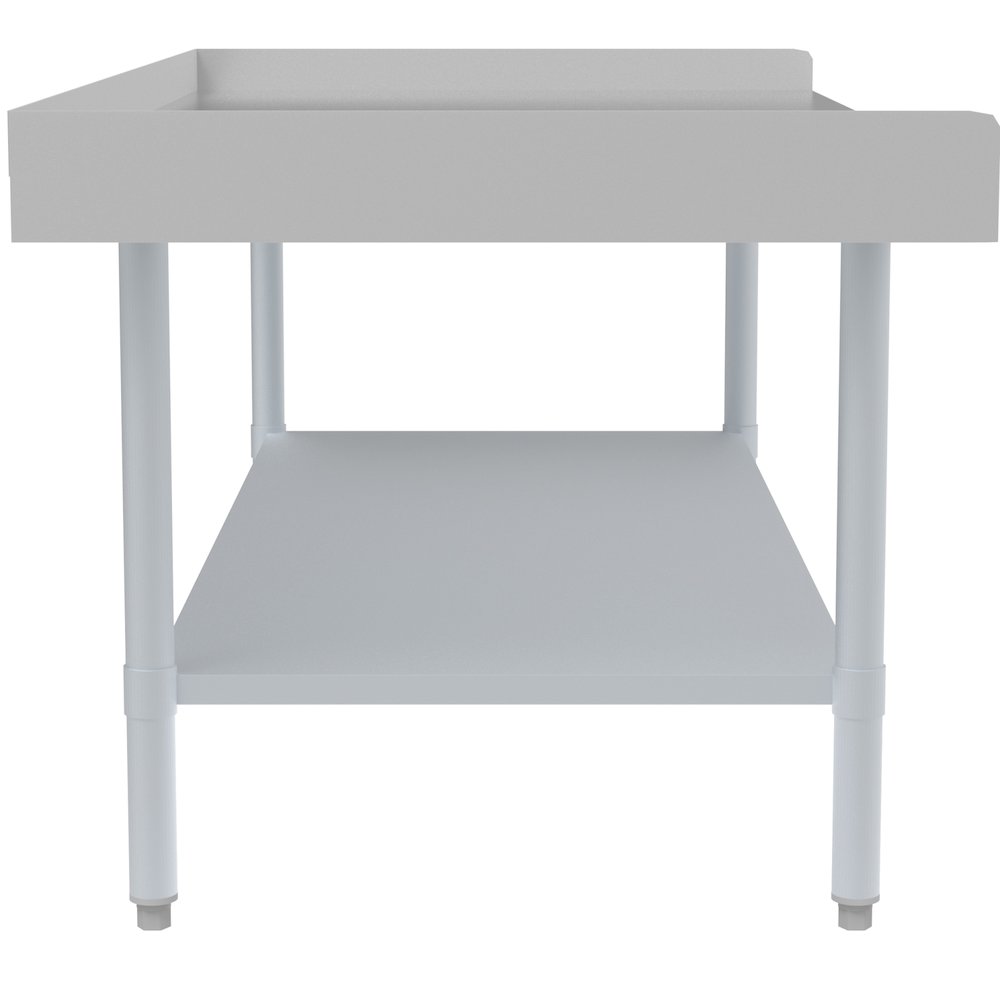 30" x 60" 16-Gauge Stainless Steel Equipment Stand with Galvanized Undershelf,. Picture 1