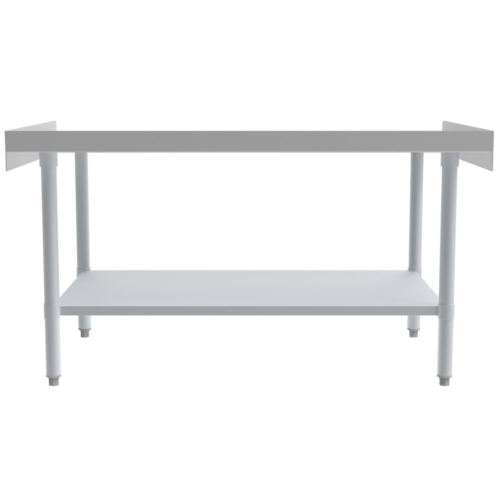 30" x 48" 16-Gauge Stainless Steel Equipment Stand with Galvanized Undershelf,. Picture 5