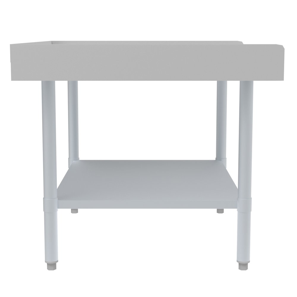 30" x 36" 16-Gauge Stainless Steel Equipment Stand with Galvanized Undershelf,. Picture 2