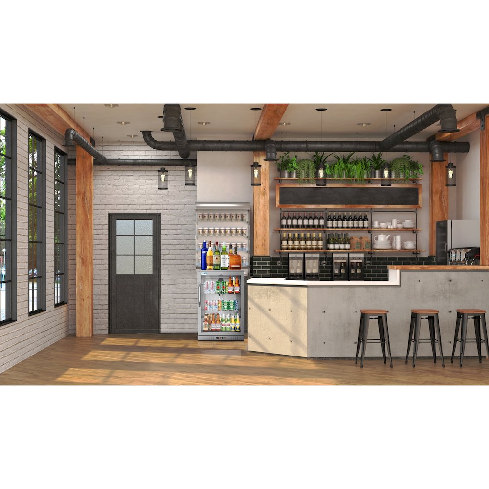 24 in. One-Door Back Bar Refrigerator - 4.1 Cu Ft.. Picture 7