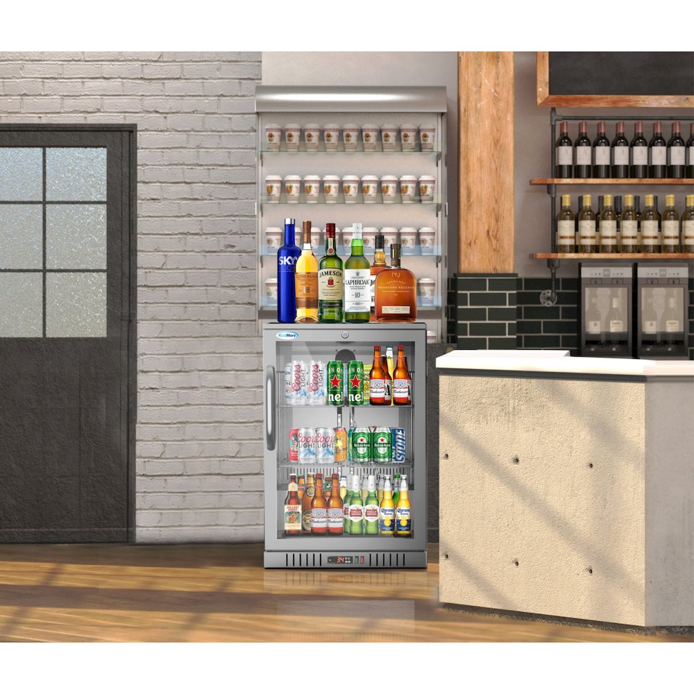 24 in. One-Door Back Bar Refrigerator - 4.1 Cu Ft.. Picture 8