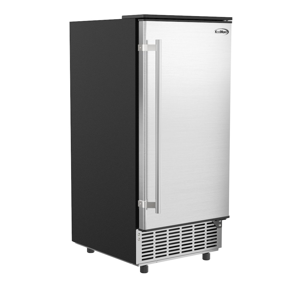 15 in. Stainless-Steel Built-In/Free-Standing Ice Maker, 75lbs/24h,. Picture 1