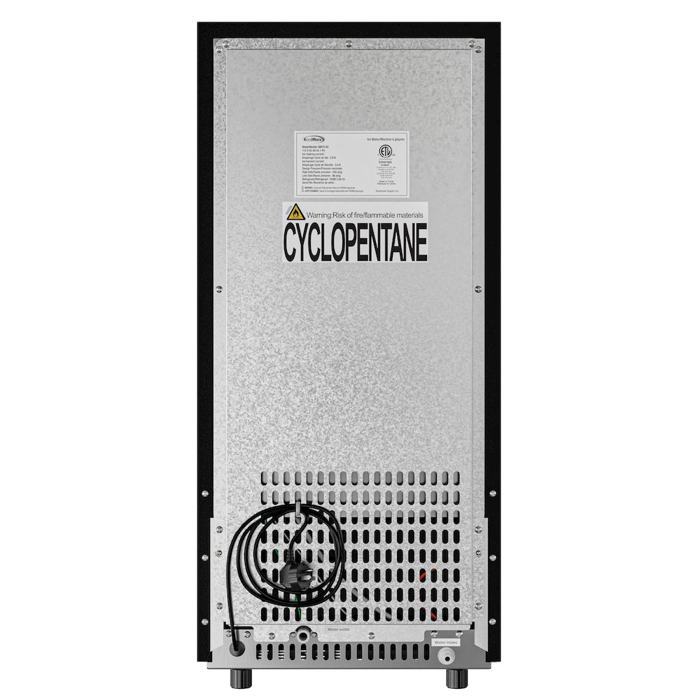 15 in. Stainless-Steel Built-In/Free-Standing Ice Maker, 75lbs/24h,. Picture 8