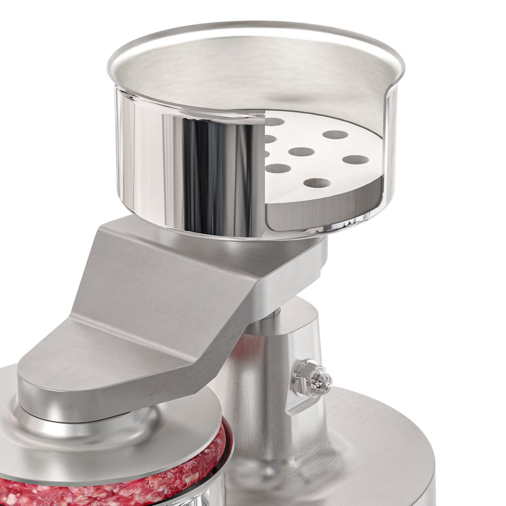 4 in. Heavy-Duty Hamburger Patty Molding Press with Handle,. Picture 7