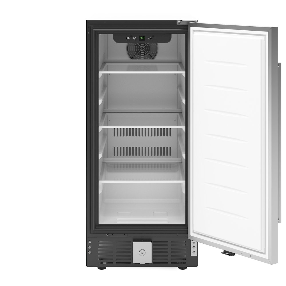 15 in. Small Stainless Steel Built-In Refrigerator and Beverage Cooler, 3 cu. Ft. Picture 4