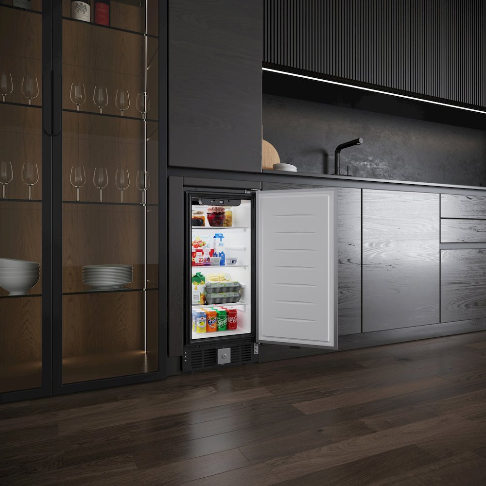 15 in. Small Stainless Steel Built-In Refrigerator and Beverage Cooler, 3 cu. Ft. Picture 10