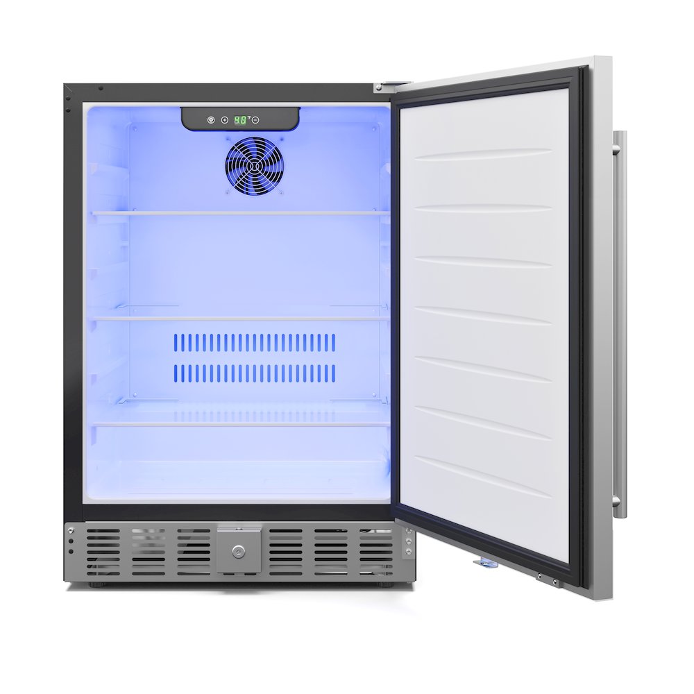 23.4 in. Stainless Steel, Door Built-In Refrigerator Beverage Cooler, 5 Cu. ft.. Picture 2