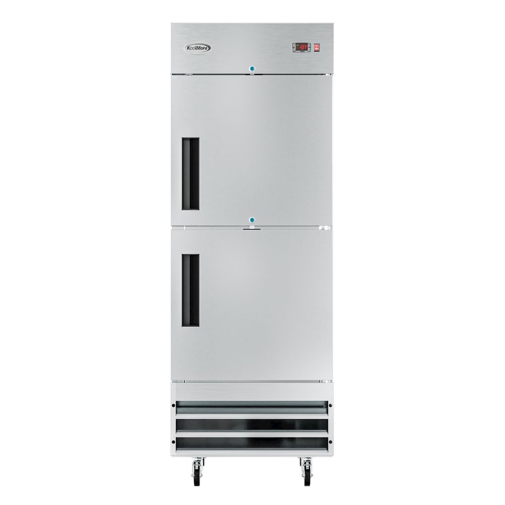 29 in. Commercial Stainless Steel Solid Half Door Reach-In Freezer 23 cu. ft.. Picture 2