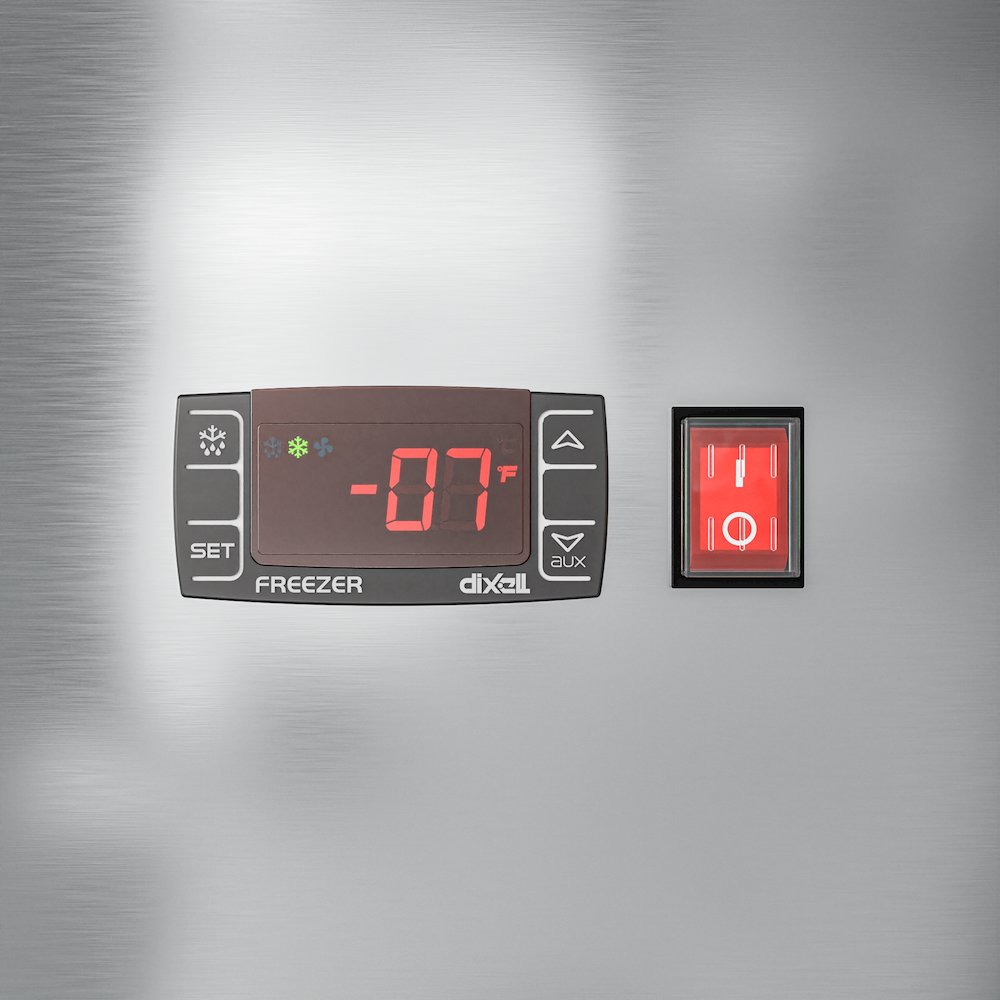 29 in. Commercial Stainless Steel Solid Half Door Reach-In Freezer 23 cu. ft.. Picture 10