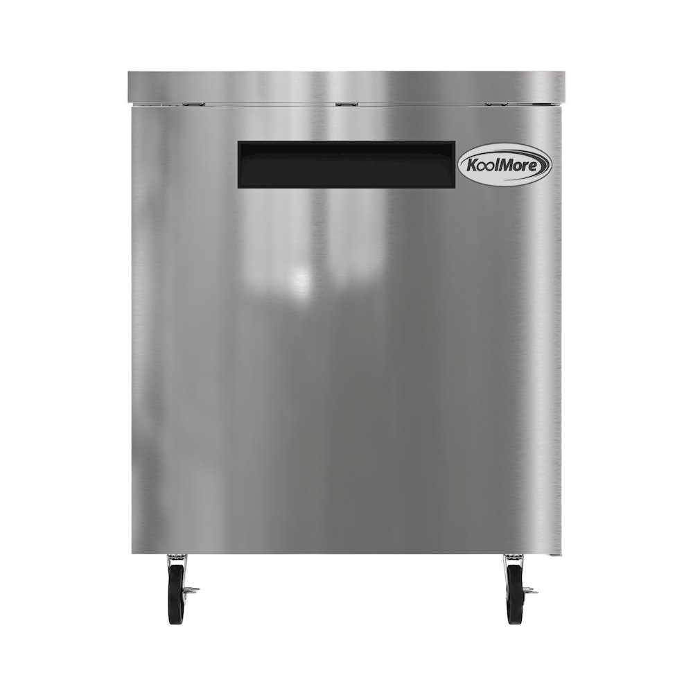 27 in. One Door Undercounter Refrigerator 5 cu. ft. in Stainless-Steel. Picture 3