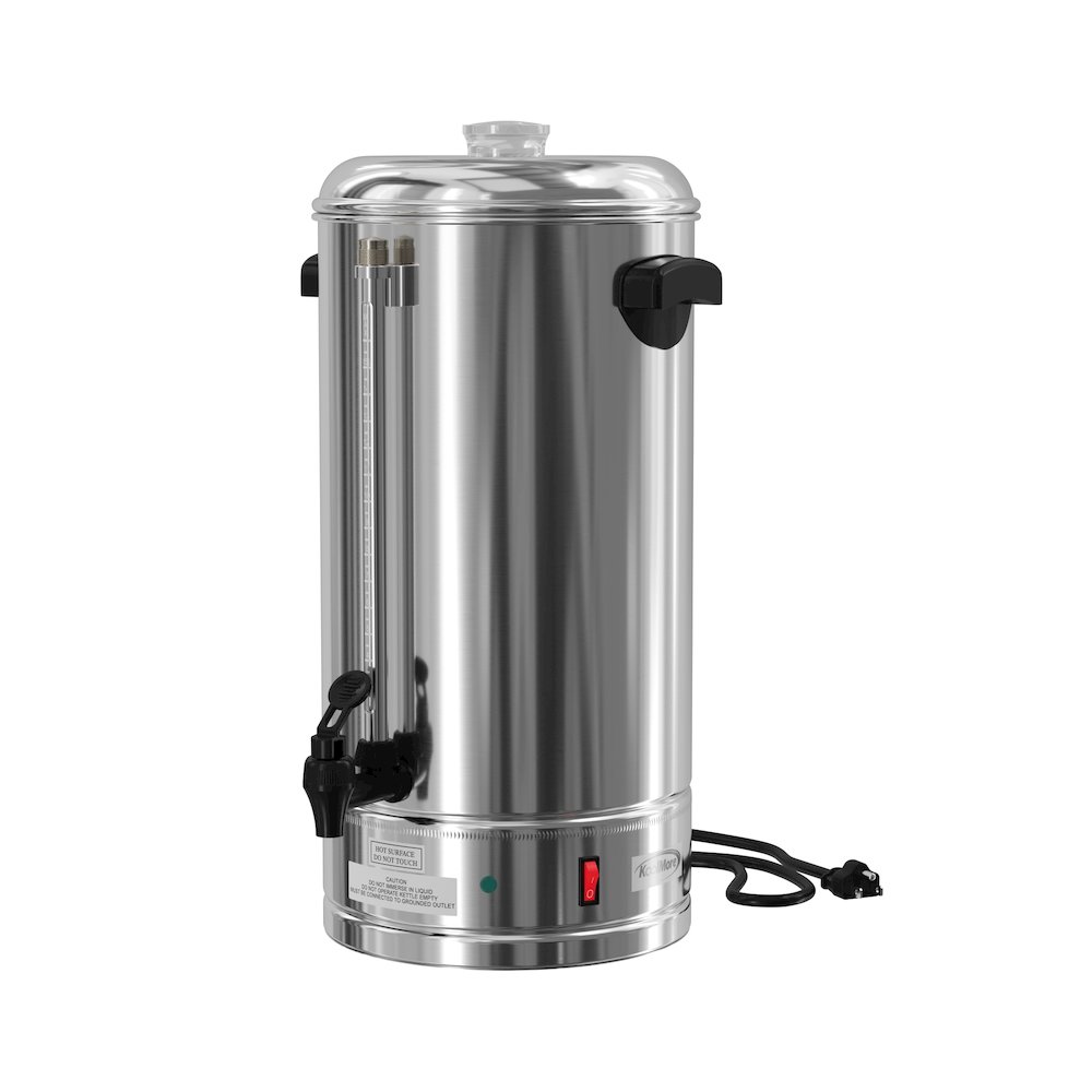Electric 100 Cup Commercial Coffee Percolator in Stainless Steel. Picture 1