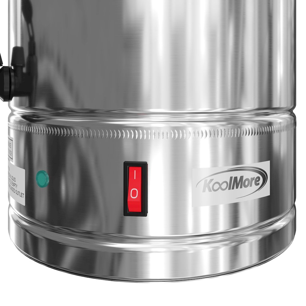 Electric 100 Cup Commercial Coffee Percolator in Stainless Steel. Picture 8