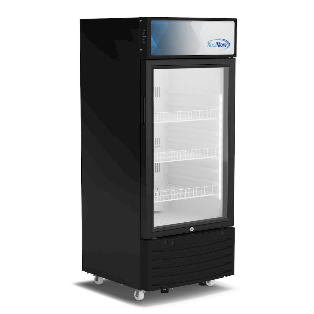 6 cu. ft. One Glass Door Commercial Display Merchandiser Refrigerator. Picture 1