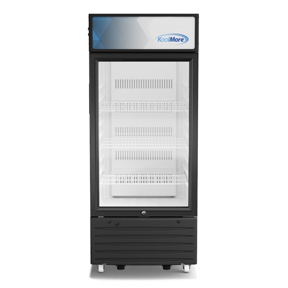 6 cu. ft. One Glass Door Commercial Display Merchandiser Refrigerator. Picture 2