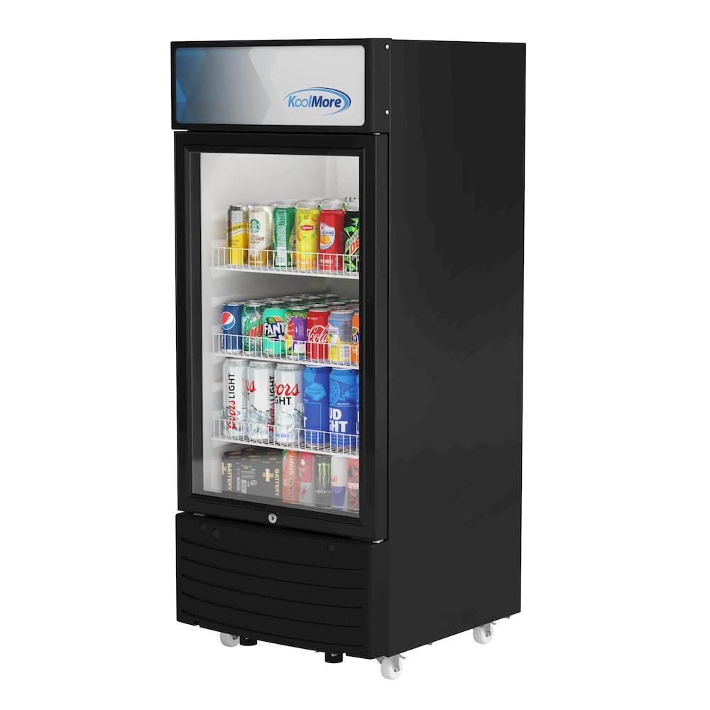 6 cu. ft. One Glass Door Commercial Display Merchandiser Refrigerator. Picture 5