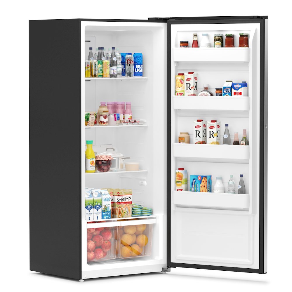 21 cu. ft. Upright Convertible Refrigerator/Freezer in Silver. Picture 2