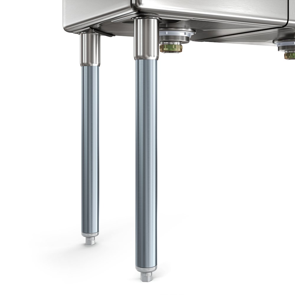 75 in Three Compartment Sink, Bowl Size 15x15x14, 16 Gauge Stainless-Steel. Picture 10