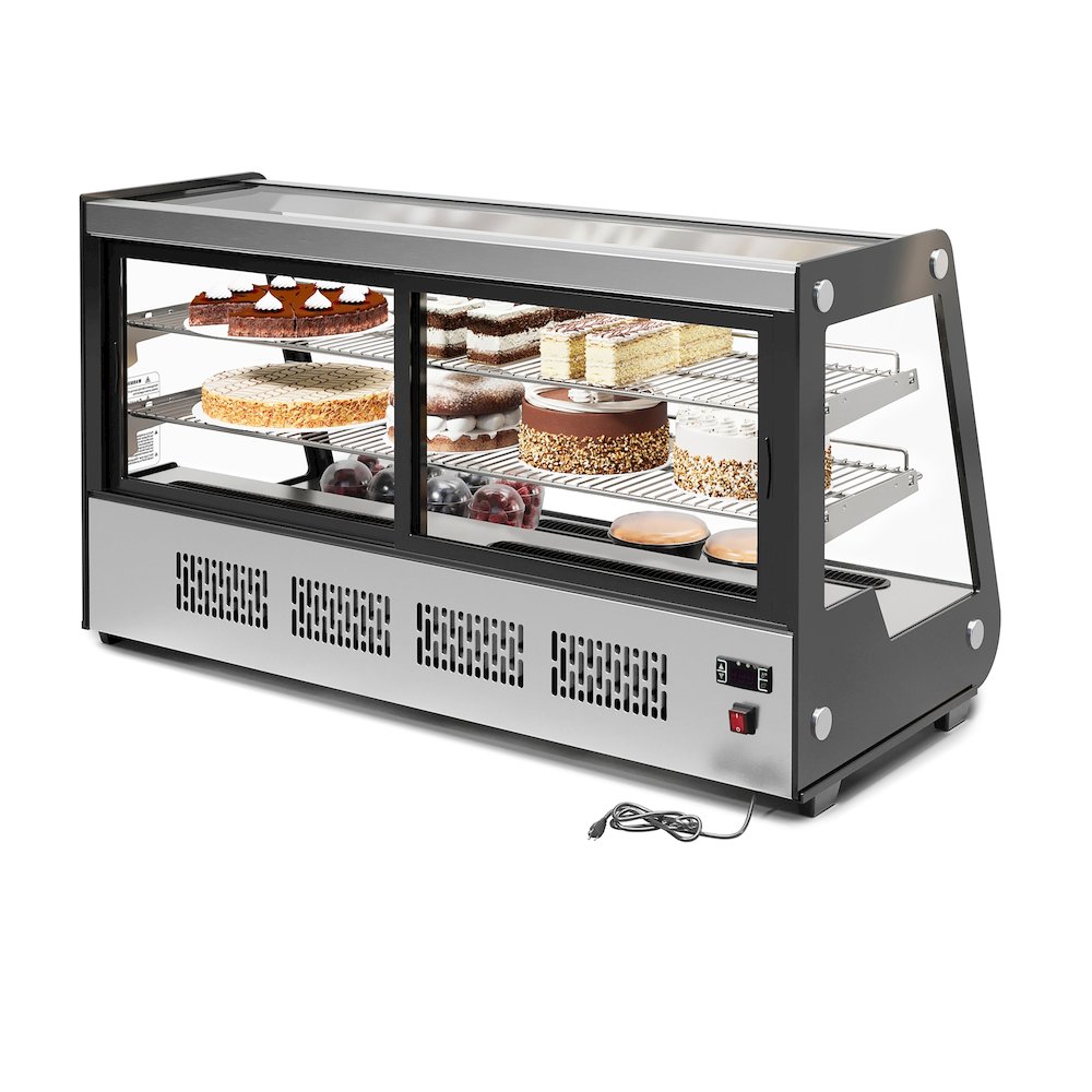48 in. Countertop Bakery Display Refrigerator in Stainless Steel, 7 cu. ft.. Picture 2