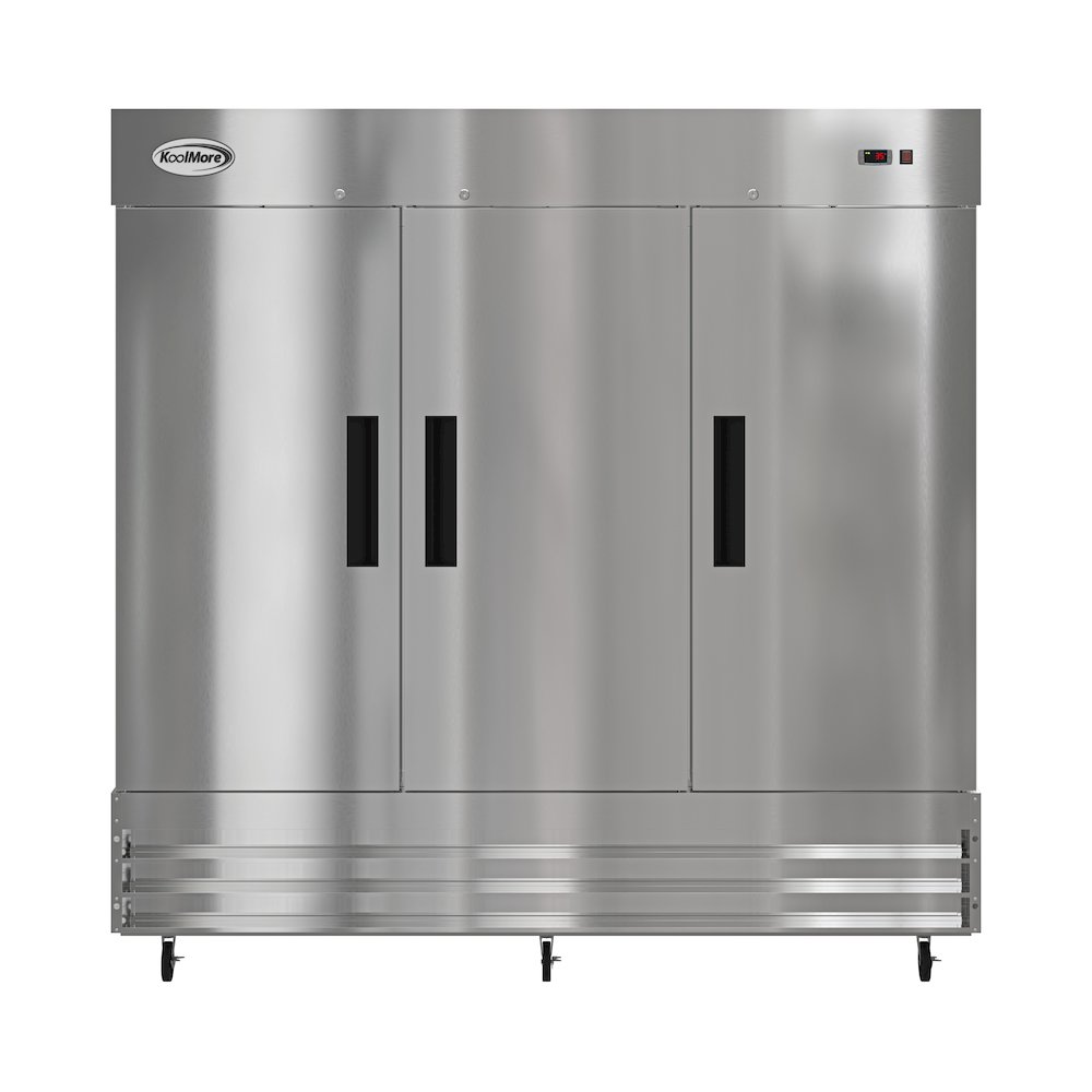80 in. Three Door Commercial Reach In Refrigerator 72 cu. ft.. Picture 3