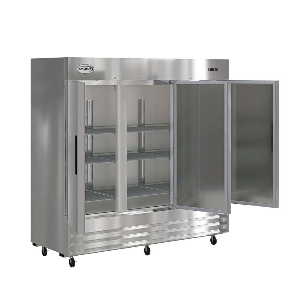 80 in. Three Door Commercial Reach In Refrigerator 72 cu. ft.. Picture 6