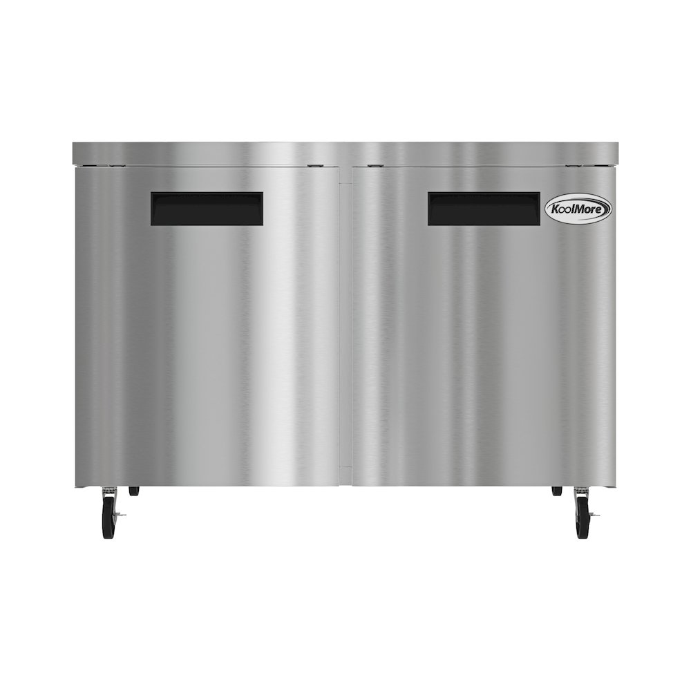 48 in. Two Door Undercounter Refrigerator in Stainless-Steel 11 cu. ft.. Picture 3