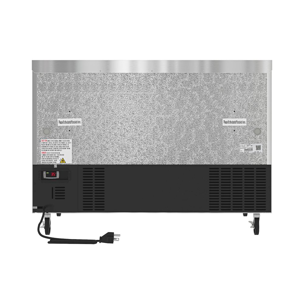 48 in. Two Door Undercounter Refrigerator in Stainless-Steel 11 cu. ft.. Picture 9