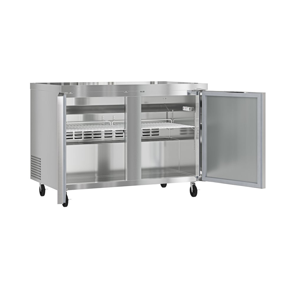 48 in. Two Door Undercounter Refrigerator in Stainless-Steel 11 cu. ft.. Picture 8