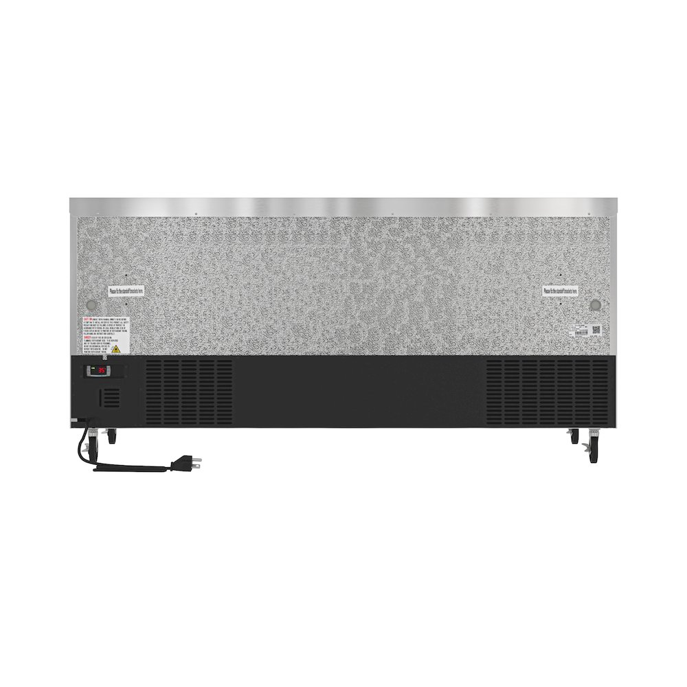 72 in. Three Door Commercial Undercounter Refrigerator 18 cu. ft.. Picture 8