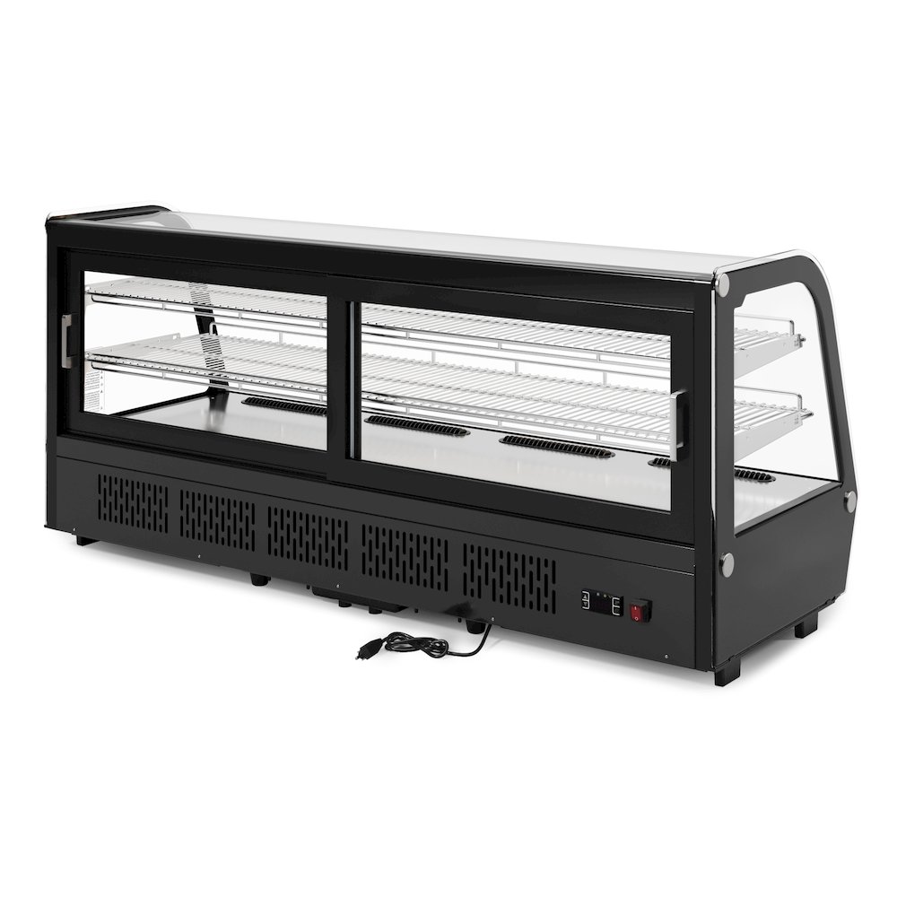 60 in. Countertop Bakery Display Refrigerator in Black, 8 cu. ft.. Picture 7