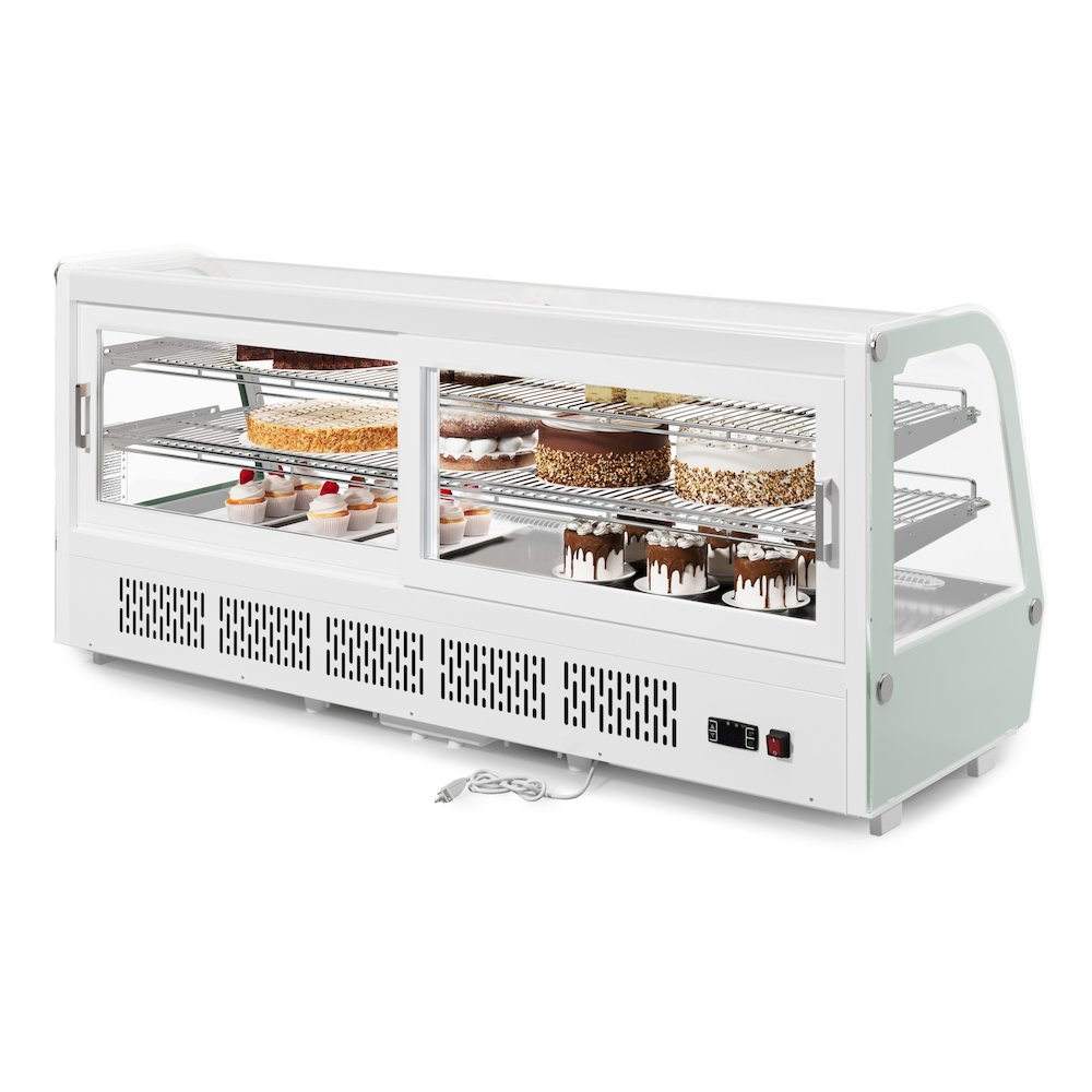 60 in. Countertop Bakery Display Refrigerator in White, 8 cu. ft.. Picture 2