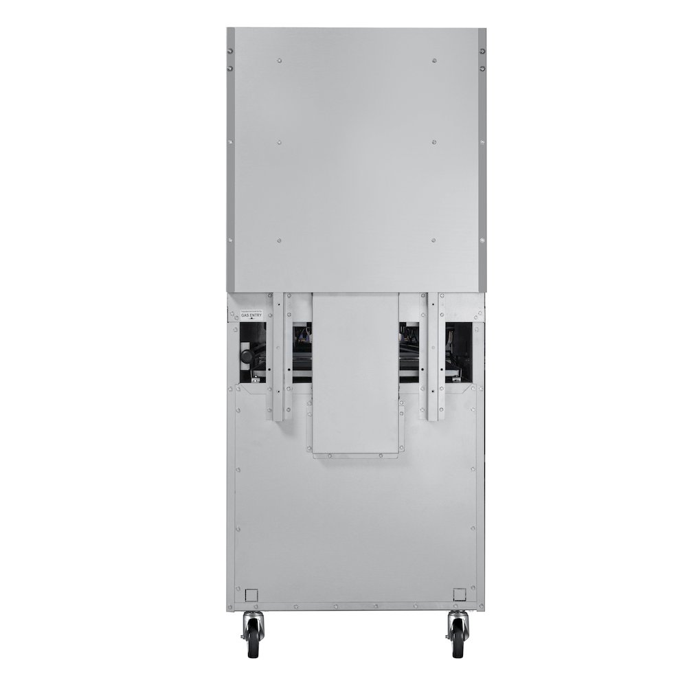 24 in. 4 Burner Commercial Natural Gas Range with Oven in Stainless-Steel. Picture 11