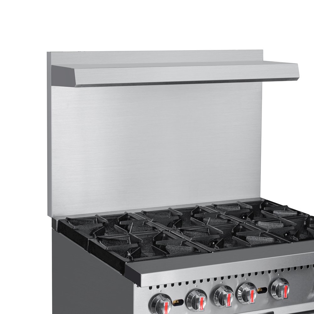 36 in. 6 Burner Commercial Natural Gas Range in Stainless-Steel. Picture 2