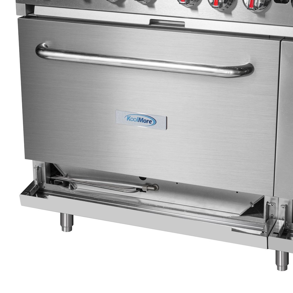 60 in. Commercial LP Range with 24 in. Griddle and Broiler in Stainless-Steel. Picture 9