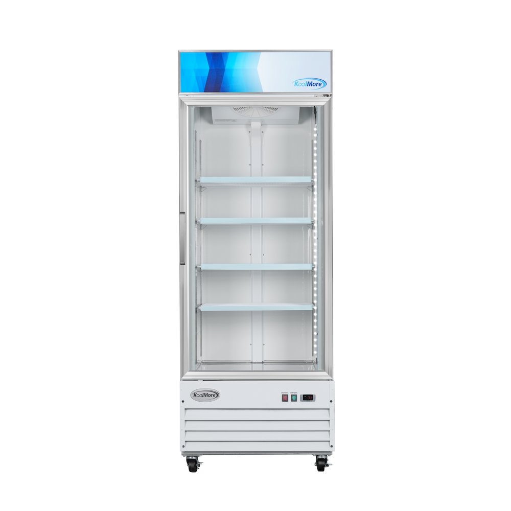31 in. 1-Door Commercial Display Merchandiser Freezer 23 cu. ft. in White. Picture 2