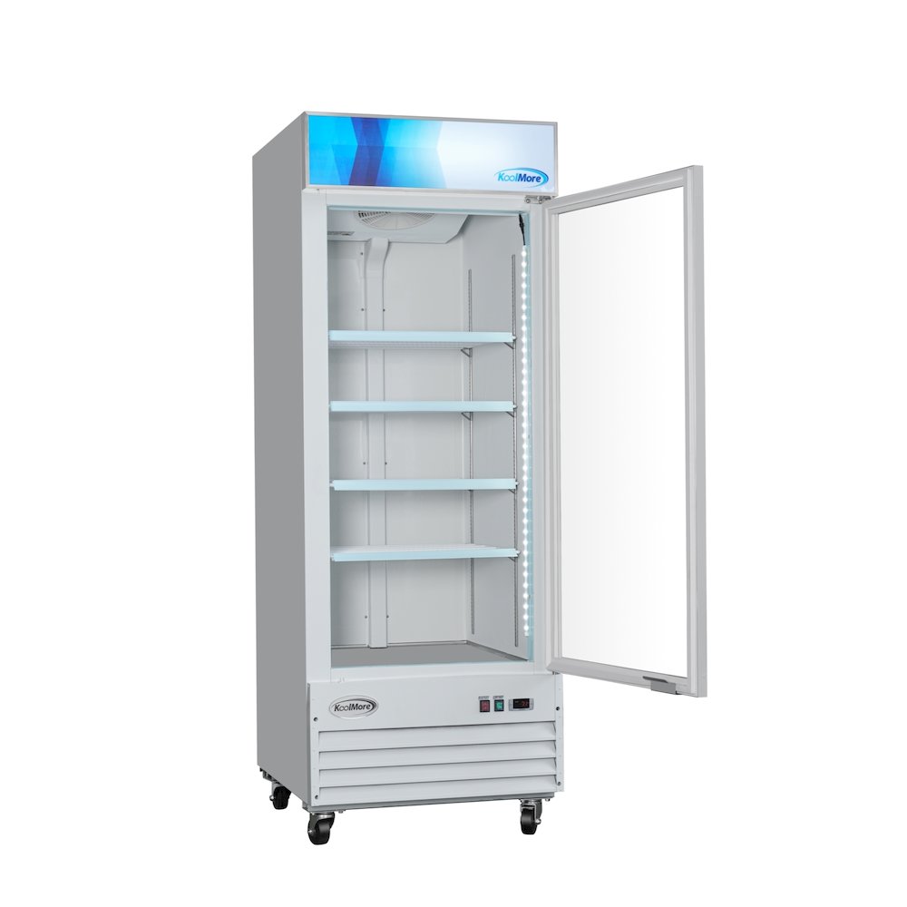 31 in. 1-Door Commercial Display Merchandiser Freezer 23 cu. ft. in White. Picture 4