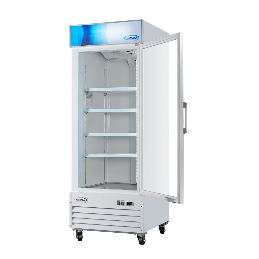 31 in. 1-Door Commercial Display Merchandiser Freezer 23 cu. ft. in White. Picture 6