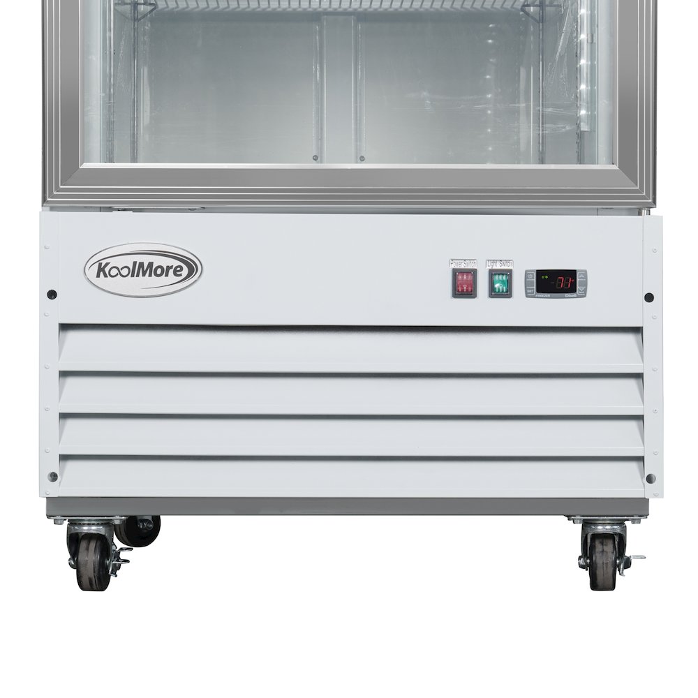 31 in. 1-Door Commercial Display Merchandiser Freezer 23 cu. ft. in White. Picture 10
