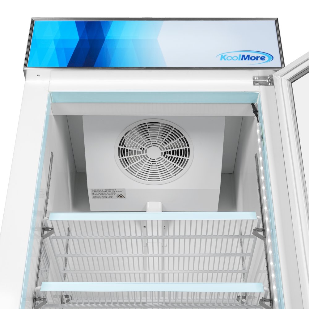 31 in. 1-Door Commercial Display Merchandiser Freezer 23 cu. ft. in White. Picture 12