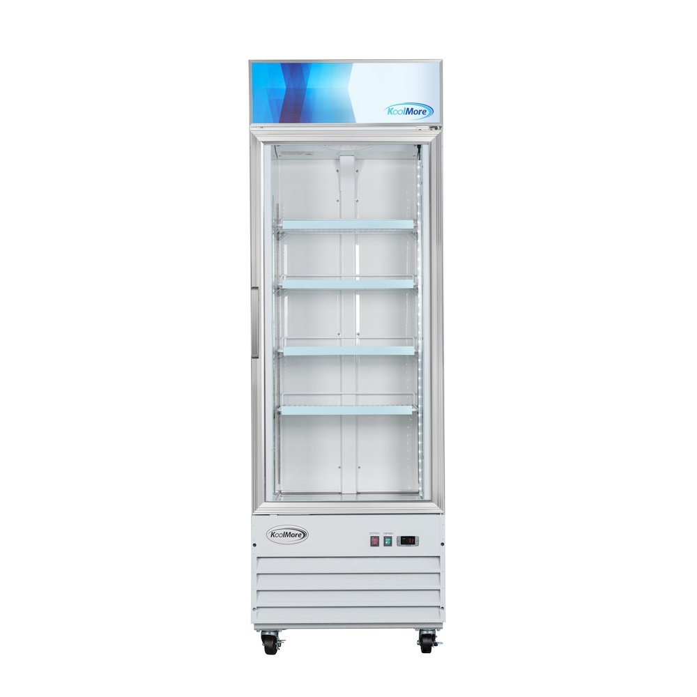 27 in. 1-Door Commercial Display Merchandiser Freezer 13 cu. ft. in White. Picture 2