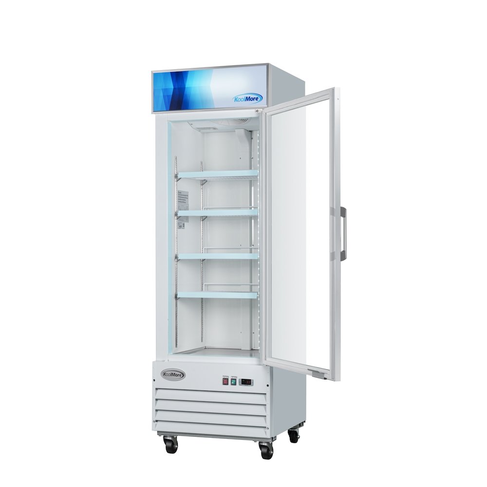 27 in. 1-Door Commercial Display Merchandiser Freezer 13 cu. ft. in White. Picture 6