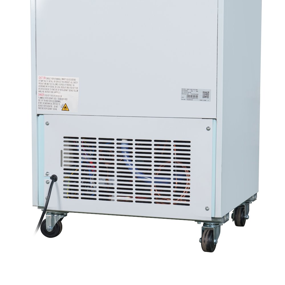 27 in. 1-Door Commercial Display Merchandiser Freezer 13 cu. ft. in White. Picture 11