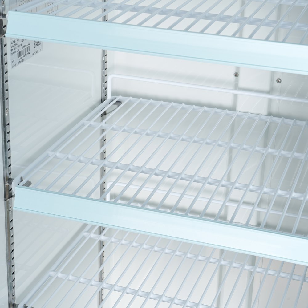 27 in. 1-Door Commercial Display Merchandiser Freezer 13 cu. ft. in White. Picture 9