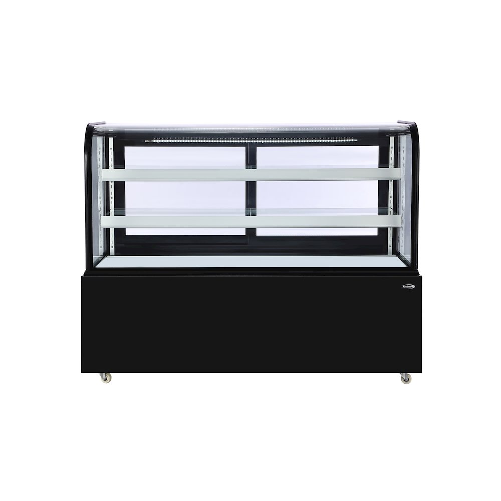 60 in. Refrigerated Bakery Display Case in Black, 17.6 cu. ft.. Picture 2