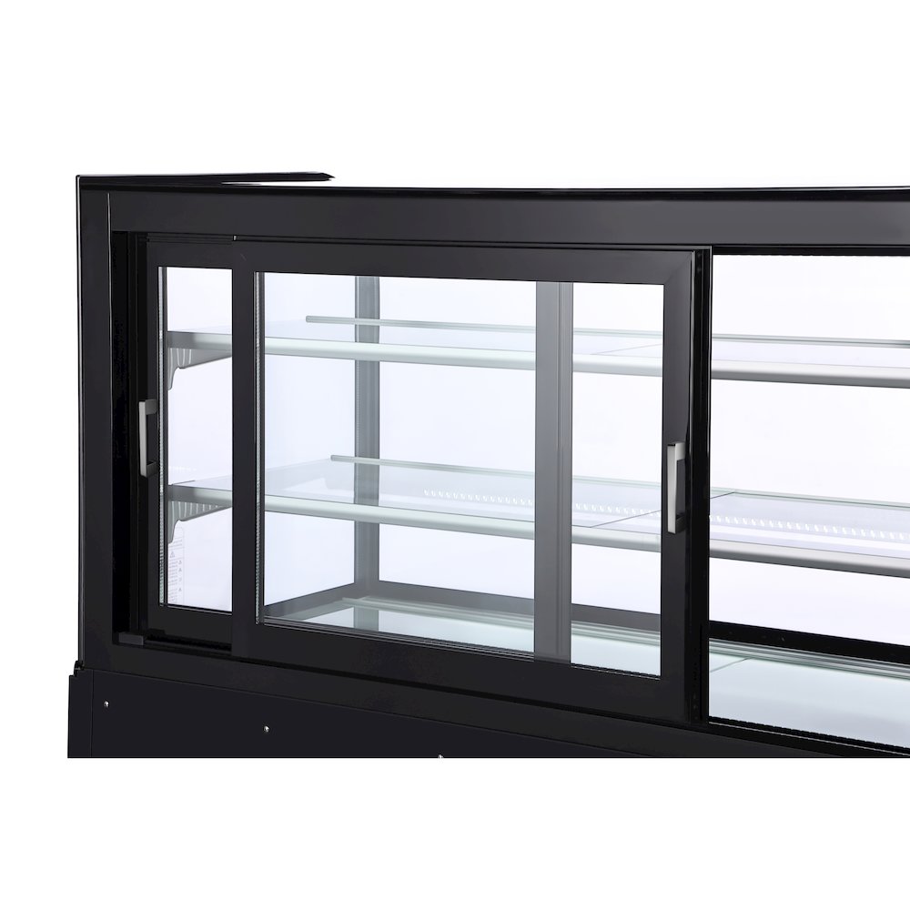 60 in. Refrigerated Bakery Display Case in Black, 17.6 cu. ft.. Picture 6