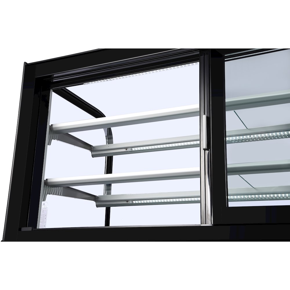60 in. Refrigerated Bakery Display Case in Black, 17.6 cu. ft.. Picture 7