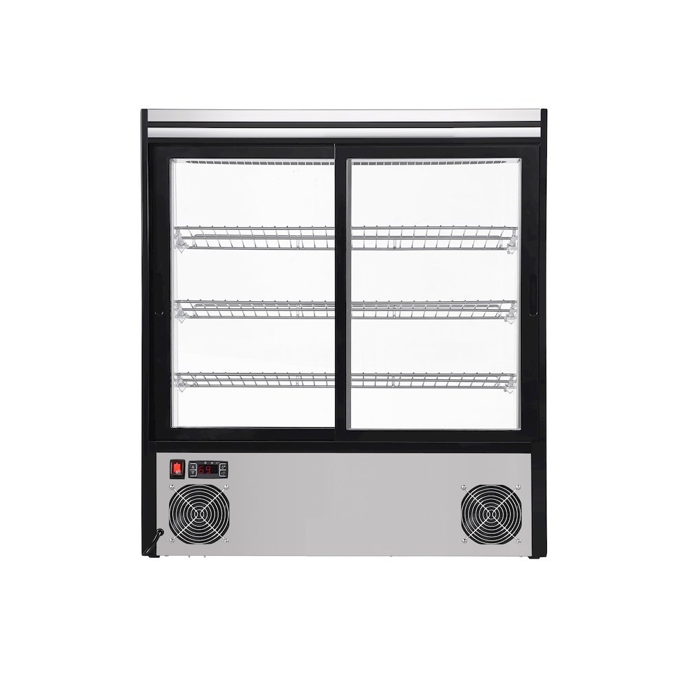 31 in. 4-Tier Commercial Countertop Display Refrigerator in Stainless-Steel. Picture 8