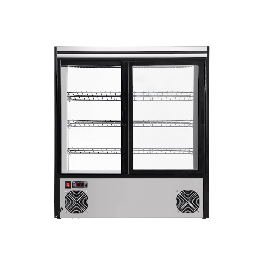 31 in. 4-Tier Commercial Countertop Display Refrigerator in Stainless-Steel. Picture 9