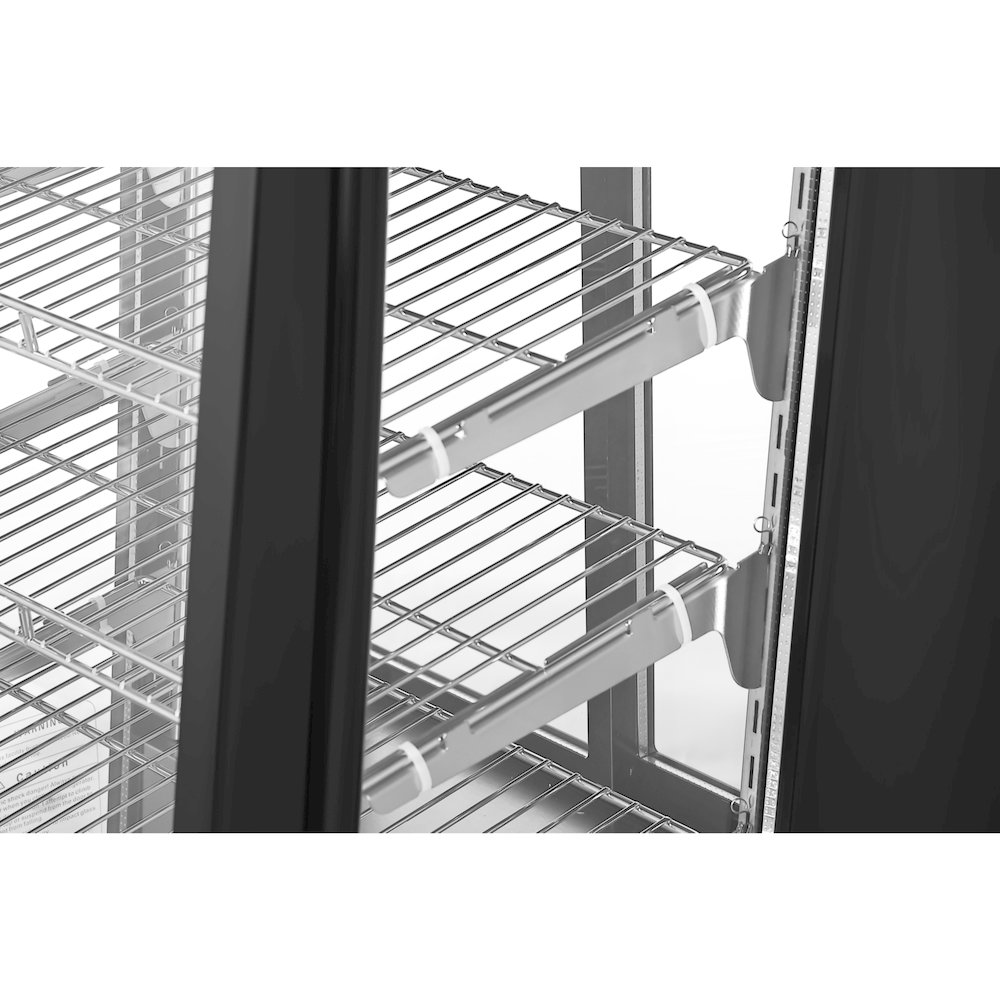 31 in. 4-Tier Commercial Countertop Display Refrigerator in Stainless-Steel. Picture 12